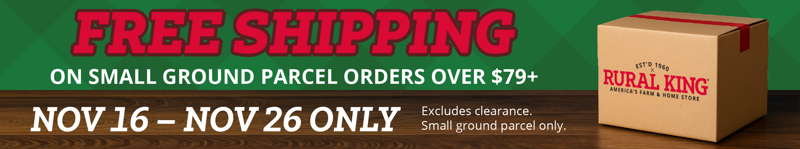 Free Shipping on Orders of $79+