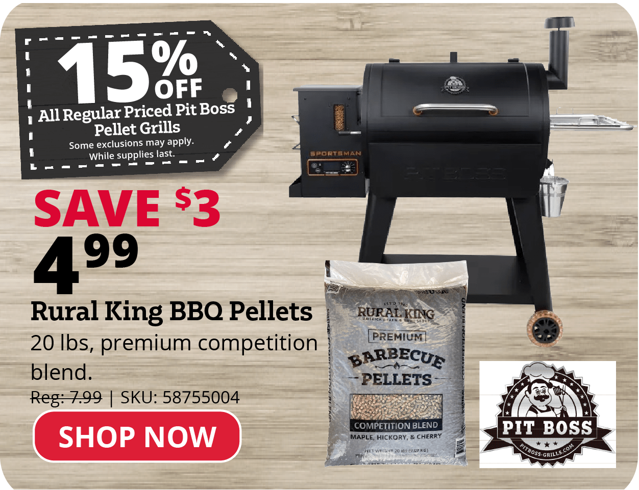 Rural King BBQ Pellets