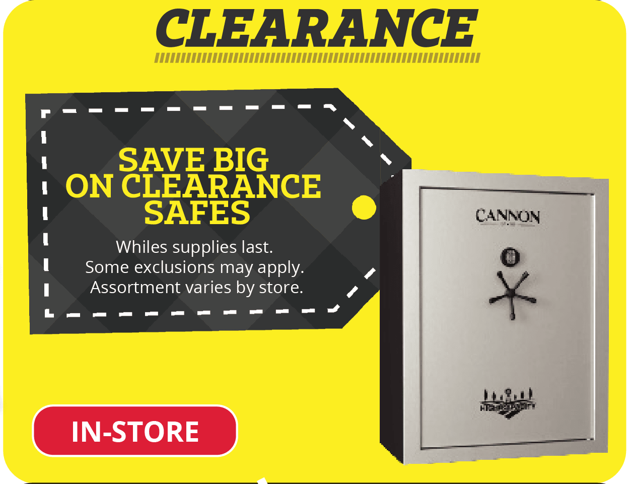 Save Big on Clearance Safes