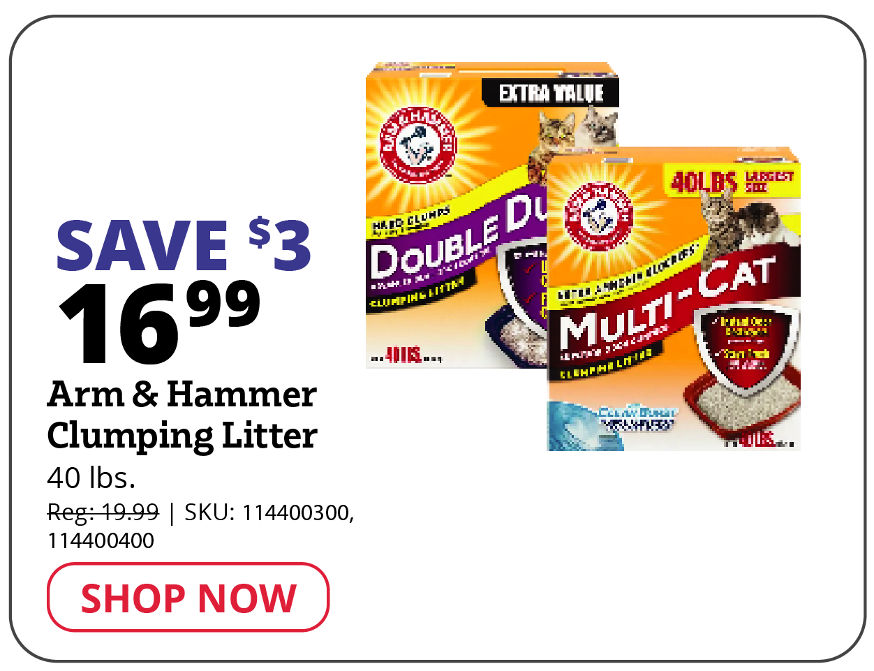 Arm & Hammer Clumping Litter
