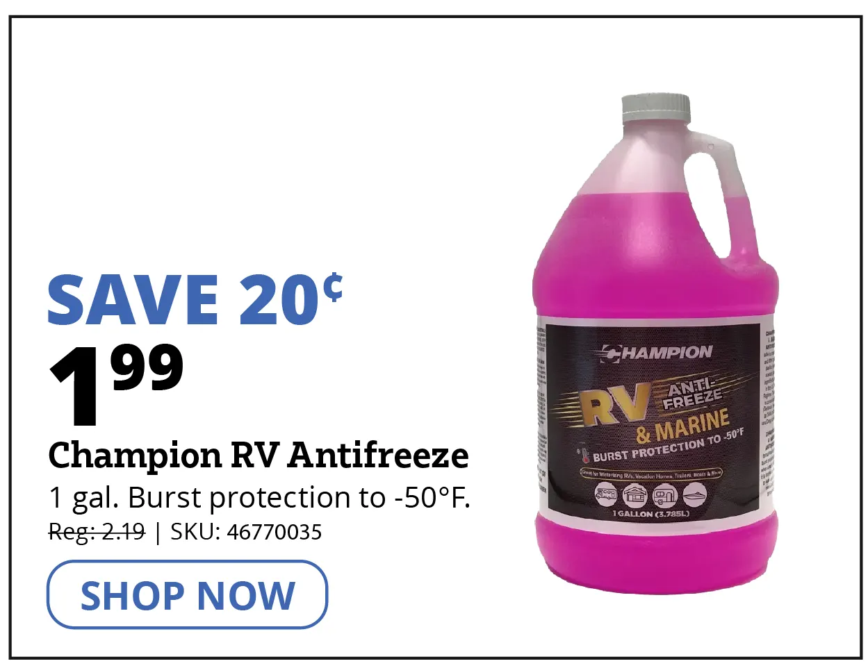 Champion RV  Antifreeze