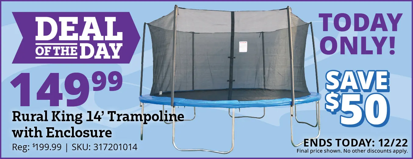Rural King 14' Trampoline With Enclosure - RK-14