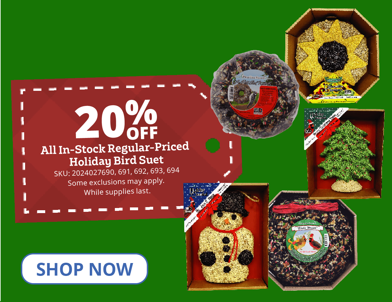 Holiday Bird Suet