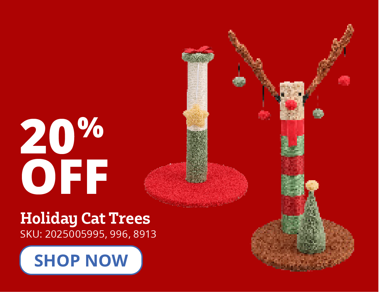 Holiday Cat Trees