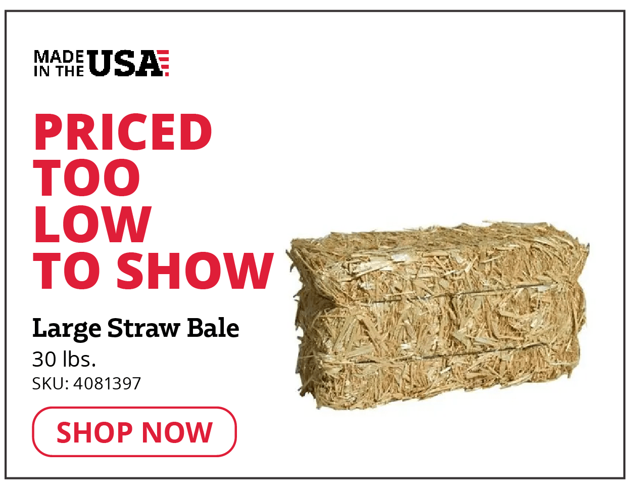 Large Straw Bale