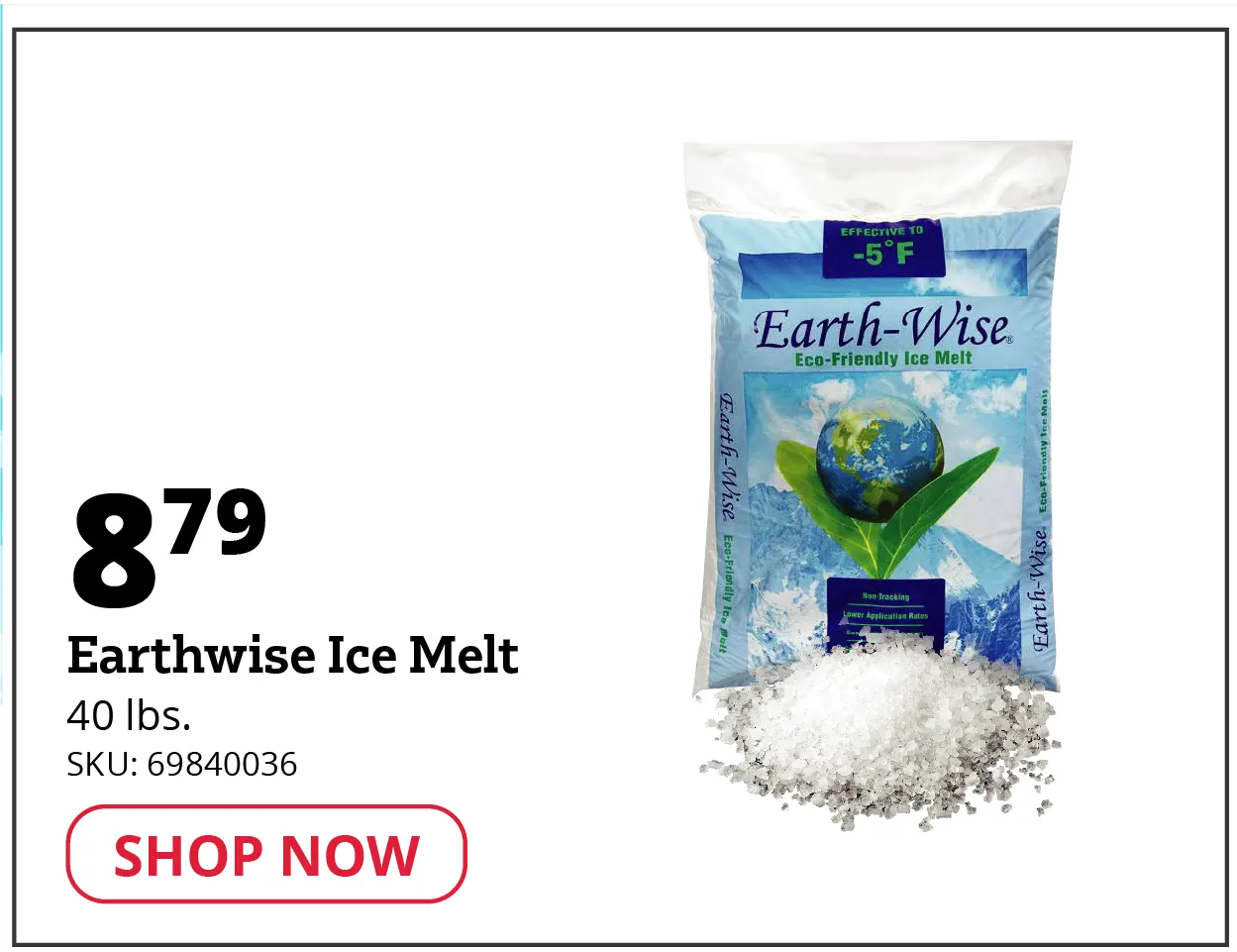 Ice Melt, 40lb. Bag