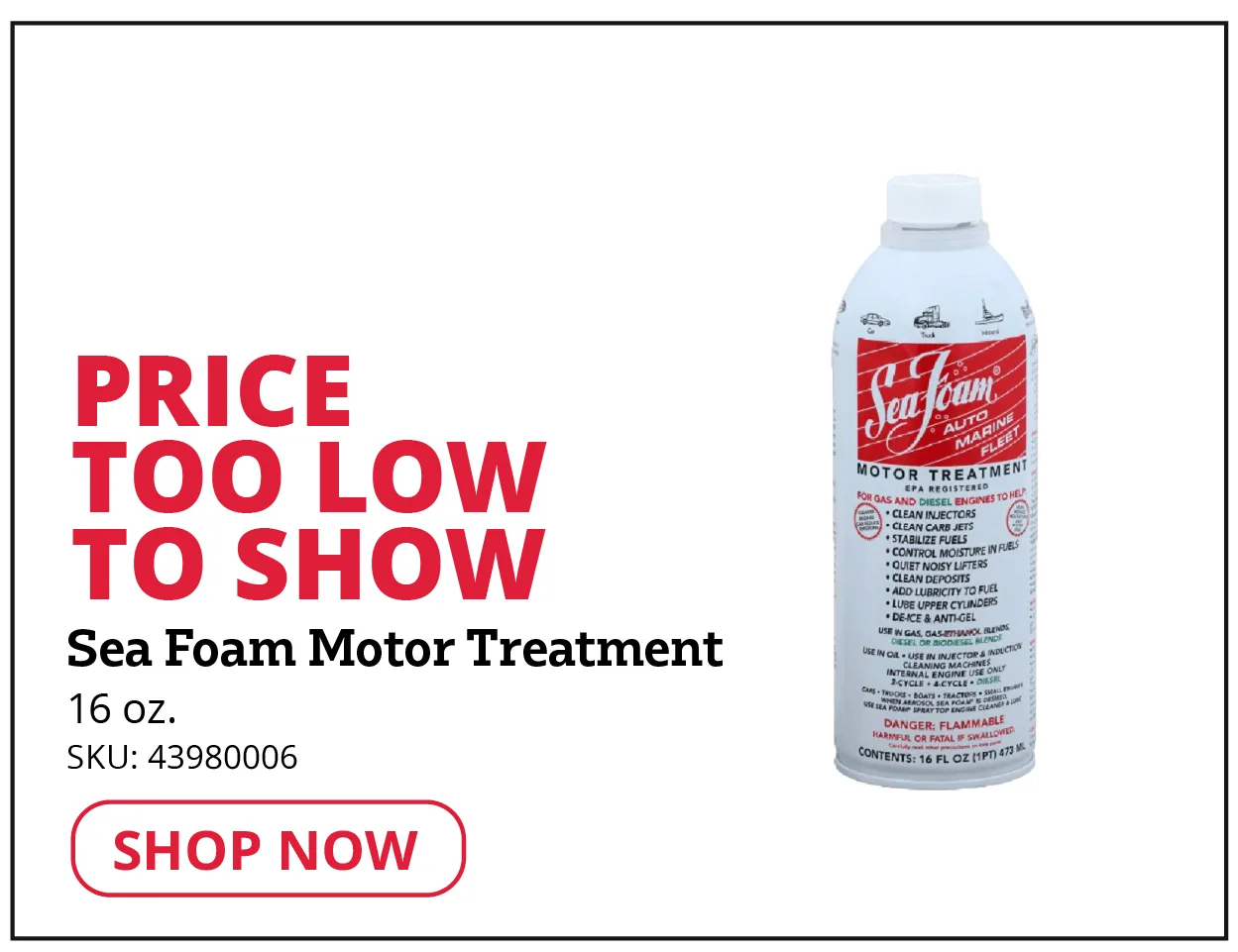 Sea Foam® Motor Treatment, 16 oz. - SF16