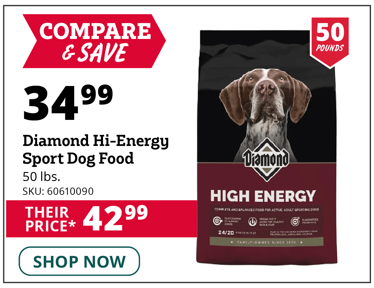 Diamond Hi Energy Sport Dog Food