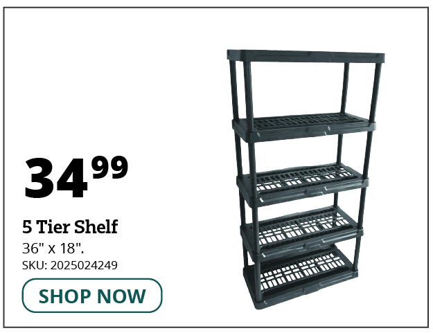 5 Tier Shelf