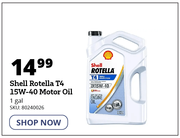 Shell Rotella T4 15W-40 Motor Oil
