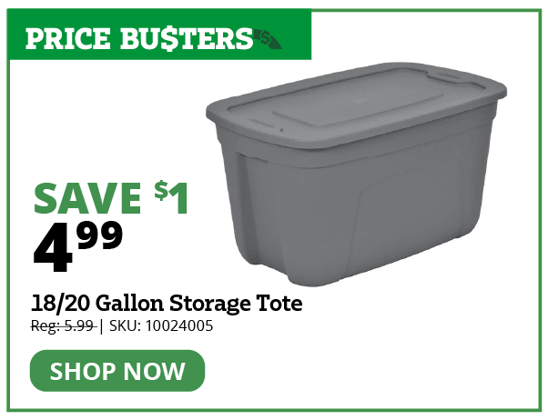 18/20 Gallon Storage Tote