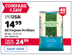 Greenskeeper's Secret All-Purpose 12-12-12 Fertilizer