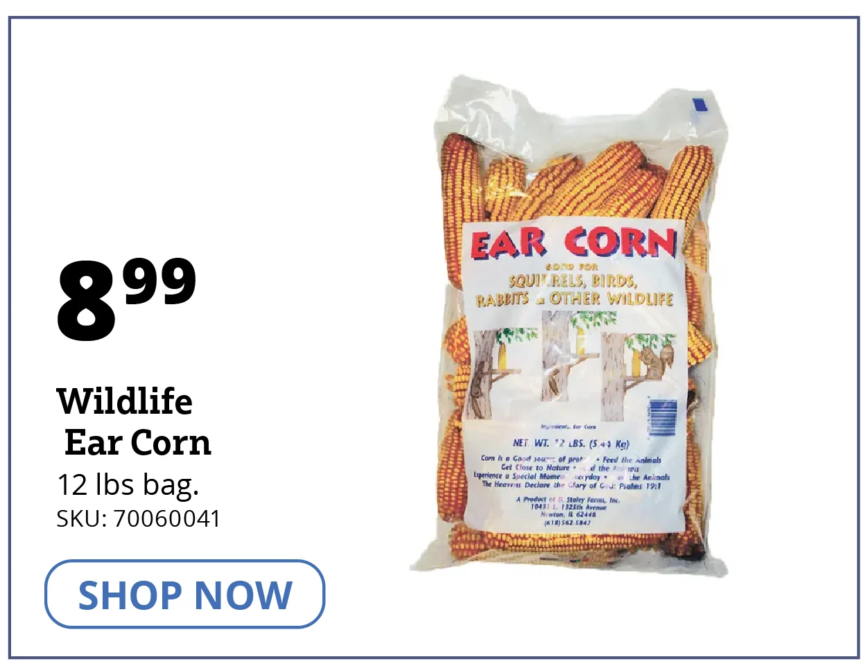 Wildlife Ear Corn