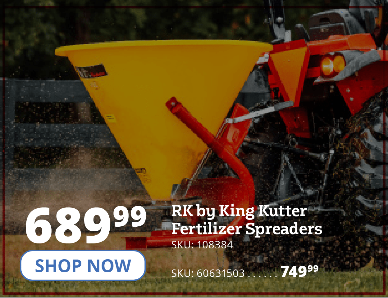 RK by King Kutter Fertilizer Spreaders