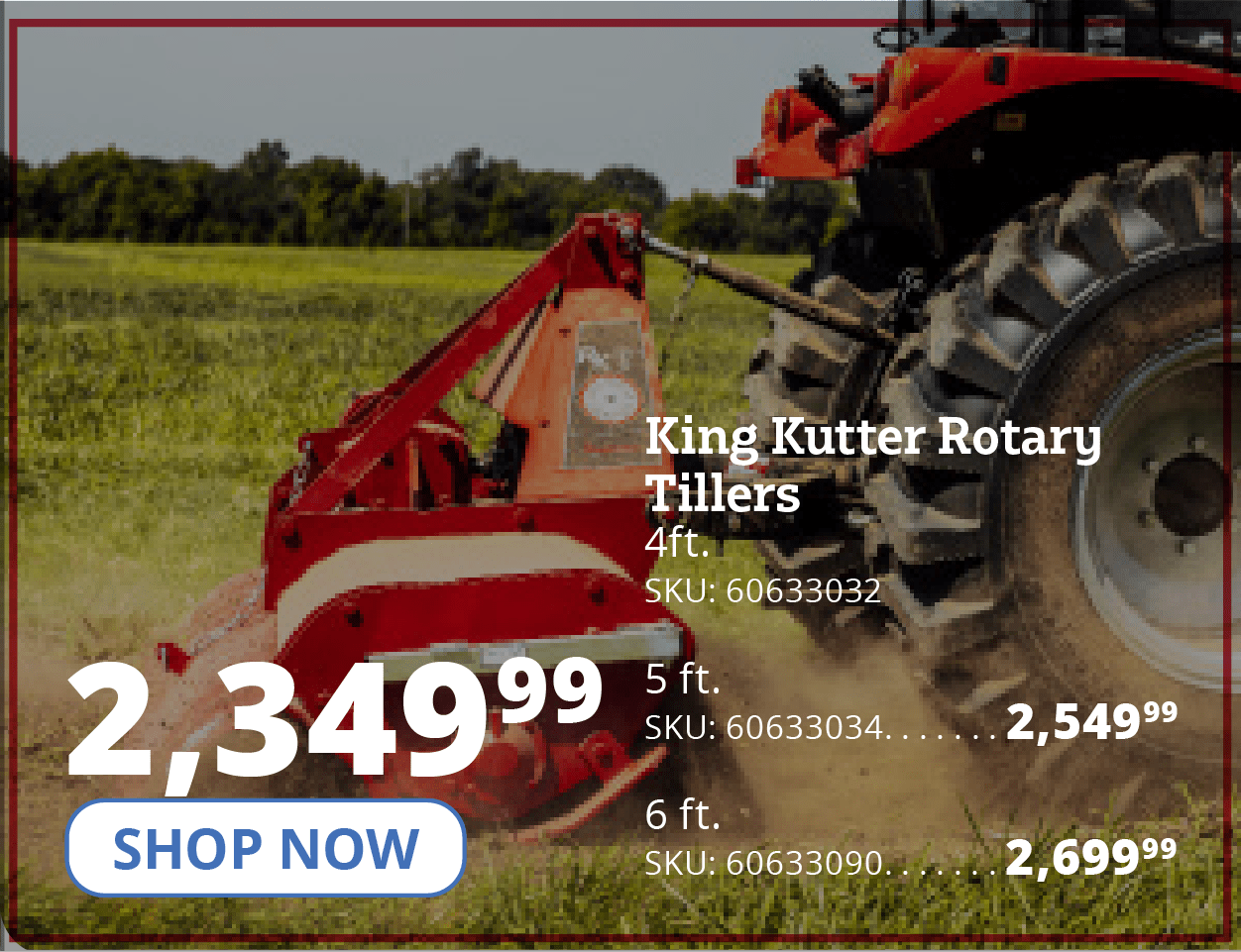 King Kutter Rotary Tillers