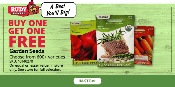 BUY ONE GET ONE FREE Garden Seeds