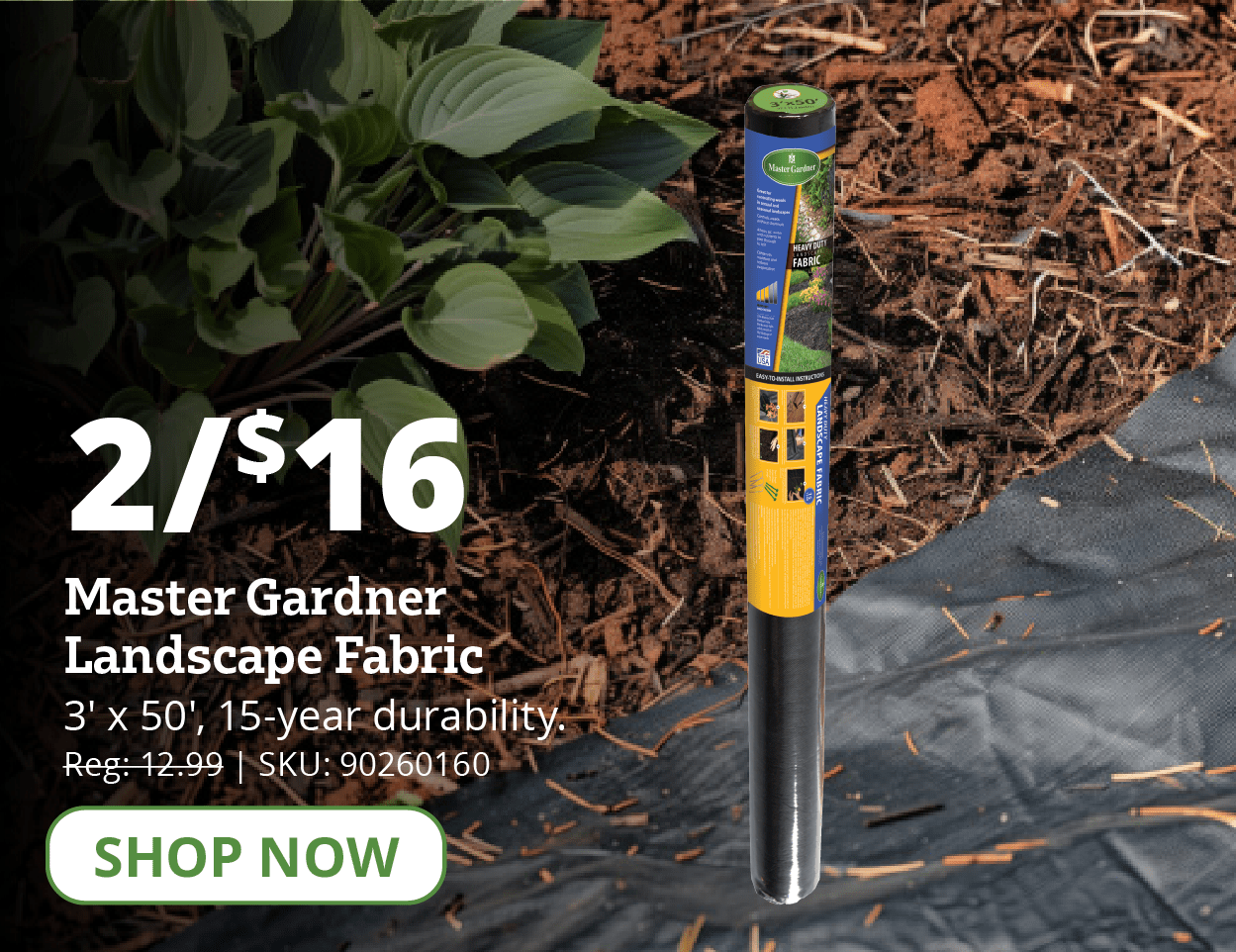 Master Gardner Landscape Fabric