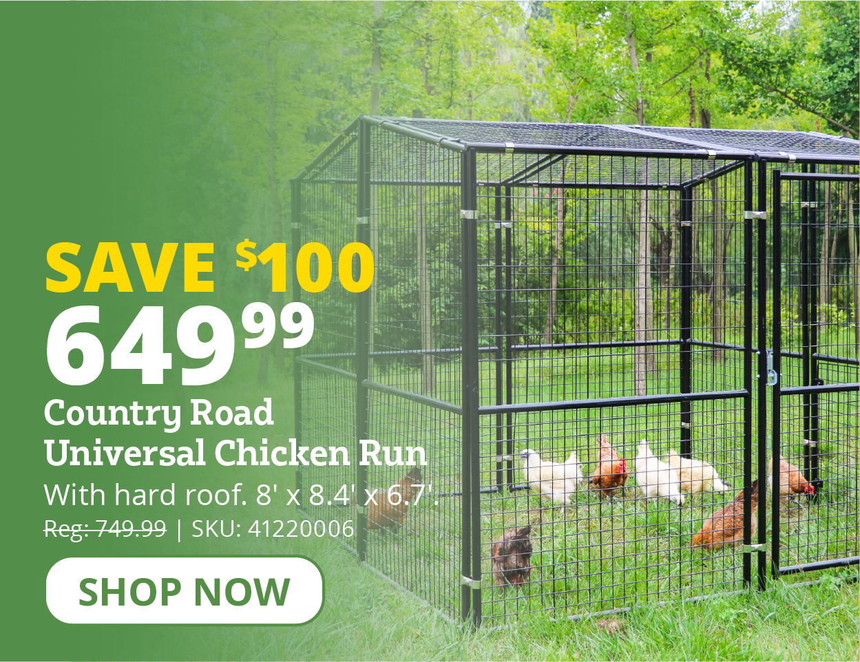 Country Road Universal Chicken Run