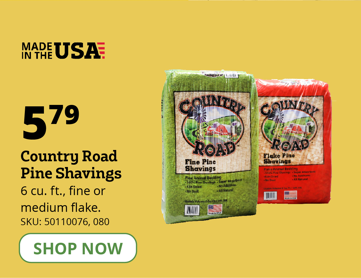 Country Road Pine Shavings