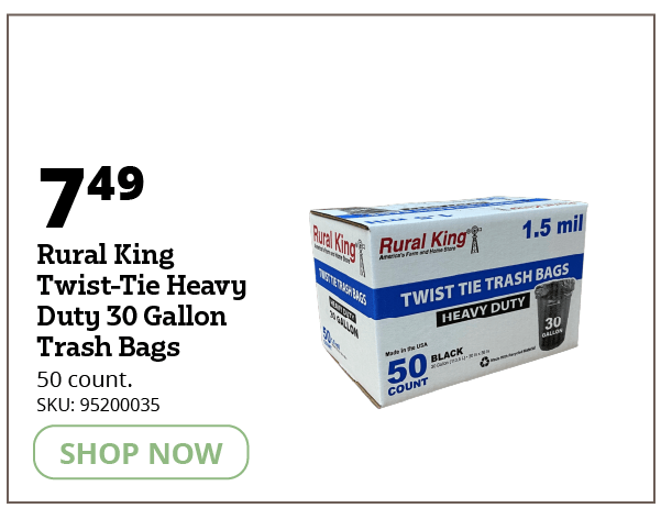 RK Twist-Tie Heavy Duty Trash Bags