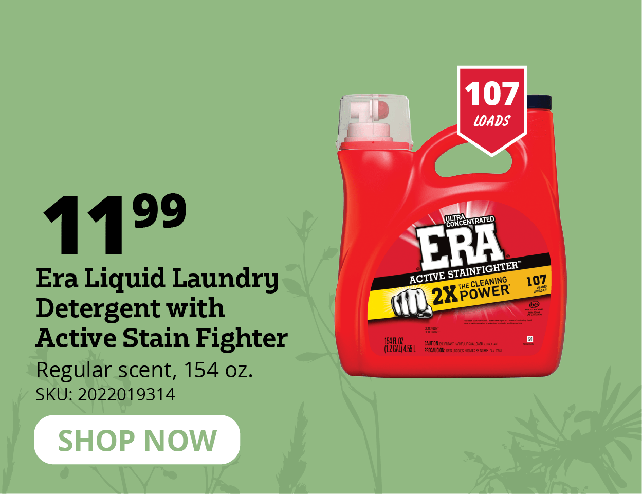 Era Liquid Laundry Detergent