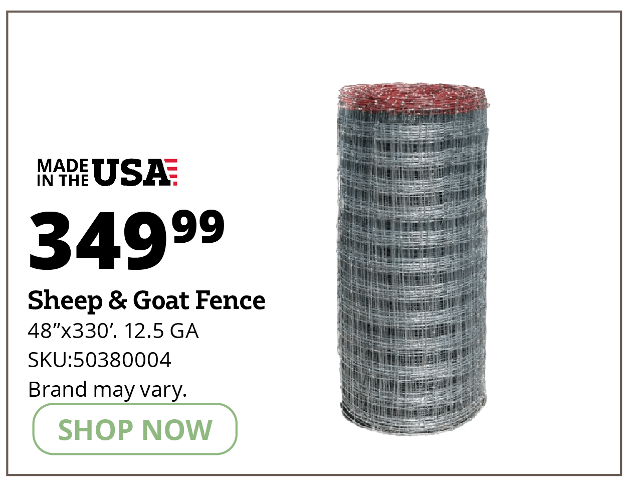 Sheep & Goat Fence