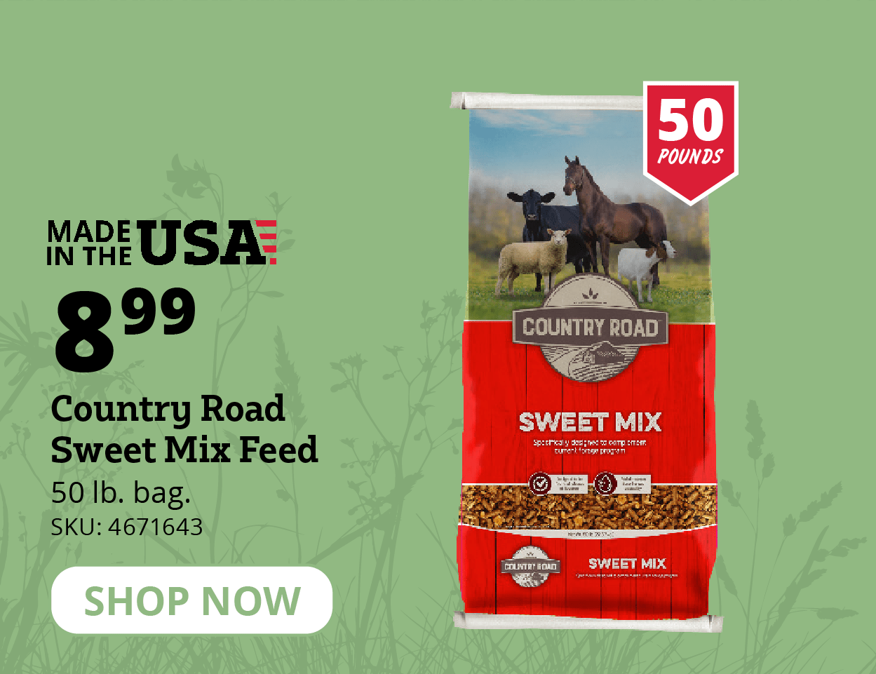 Country Road Sweet Mix Feed