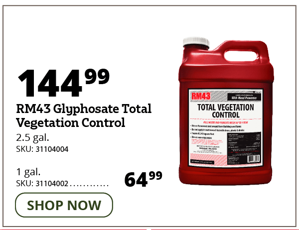 RM43 Glyphosate Total Vegetation Control