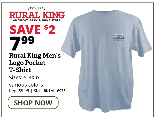 Rural King Men's Logo Pocket T-Shirt