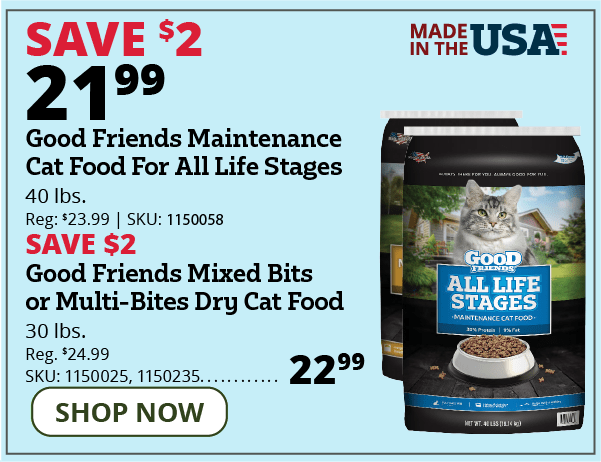Good Friends Cat Food