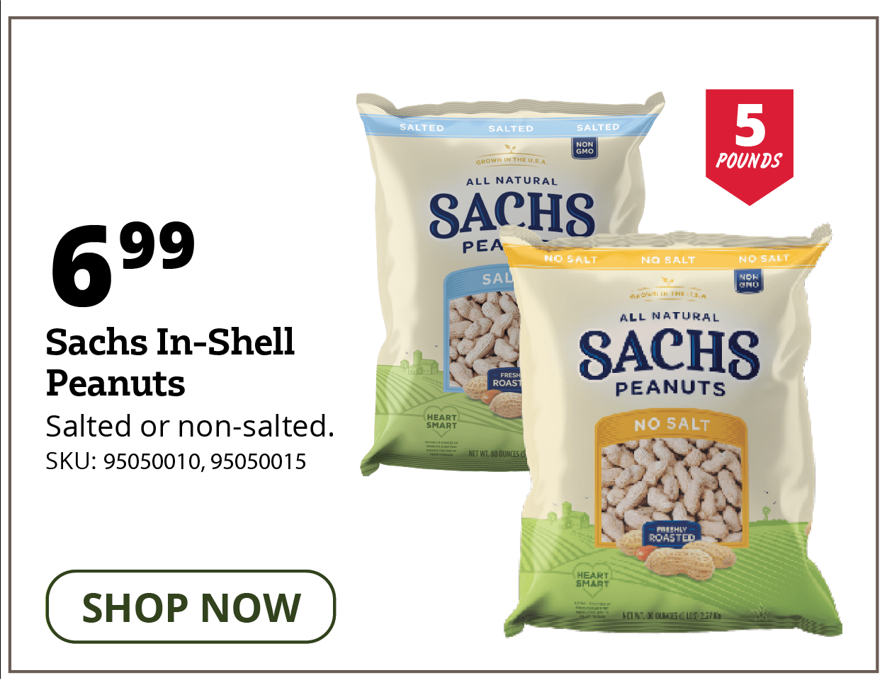 Sachs in-Shell Peanuts