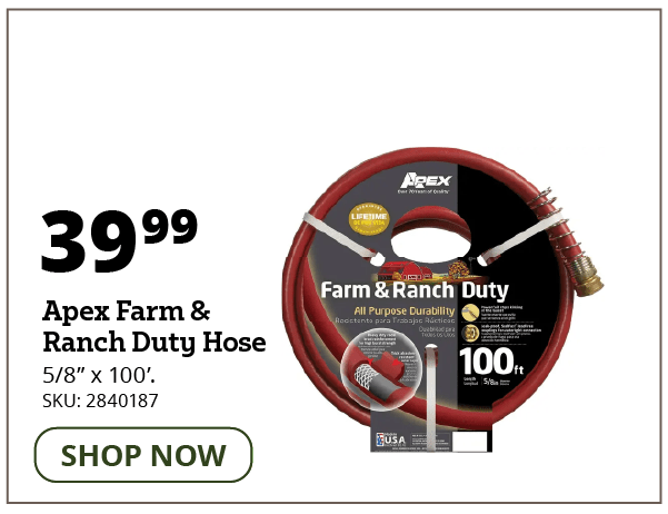 Apex Farm & Ranch Duty Hose