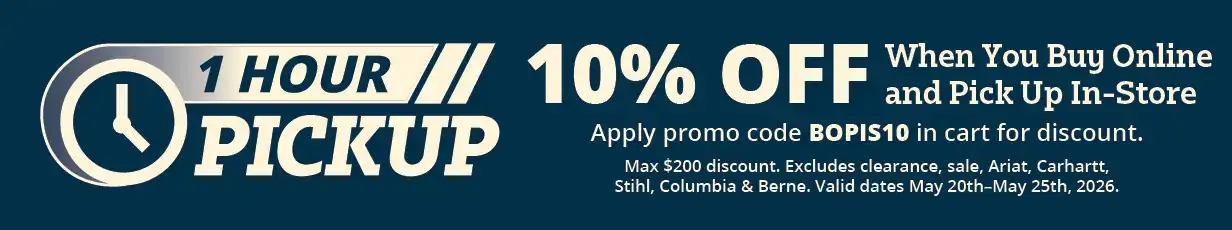 10% Off BOPIS