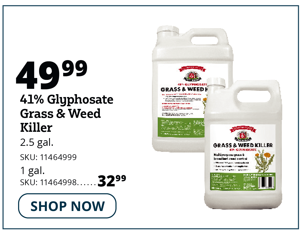41% Glyphosate Grass & Weed Killer