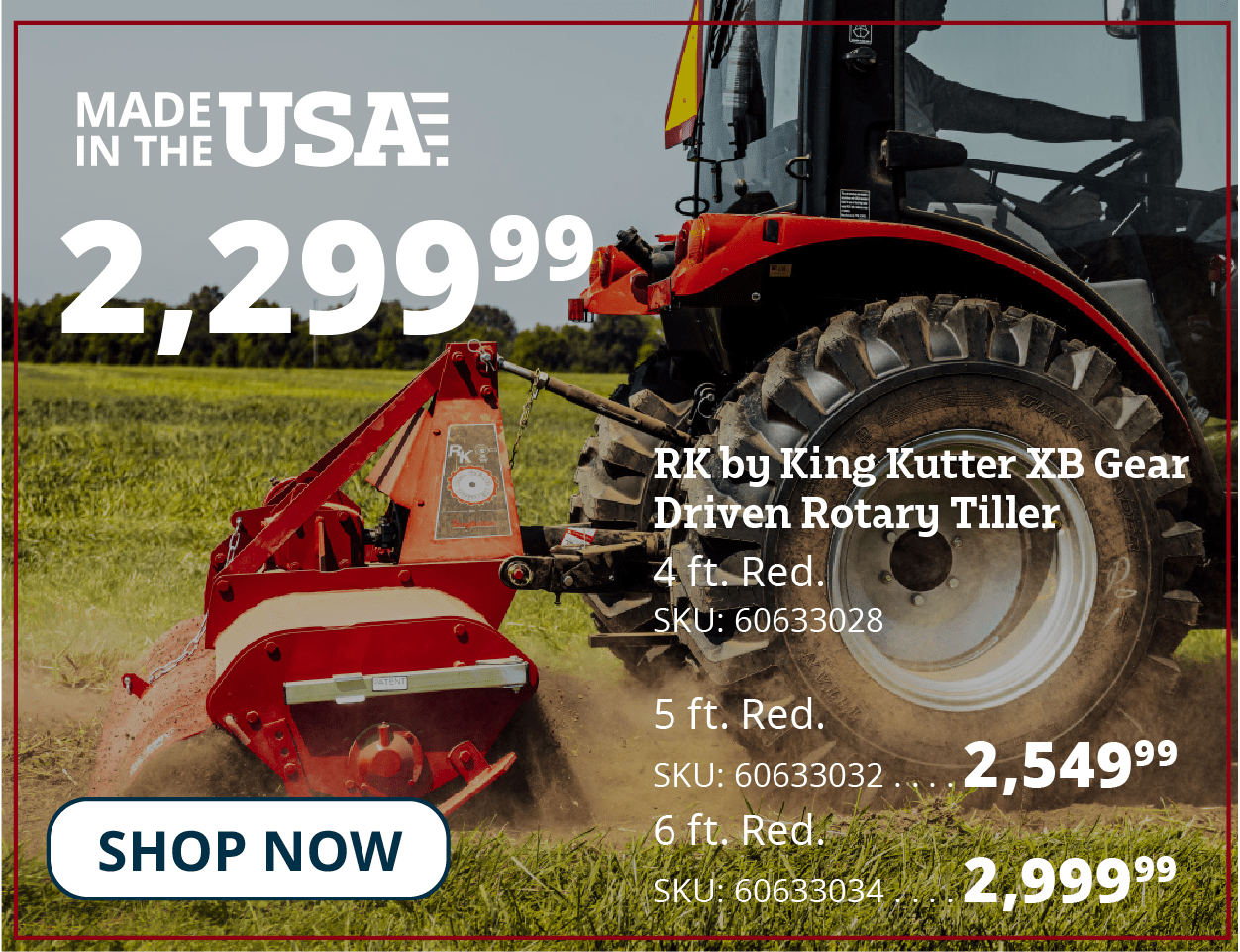 RK King Kutter XB Gear