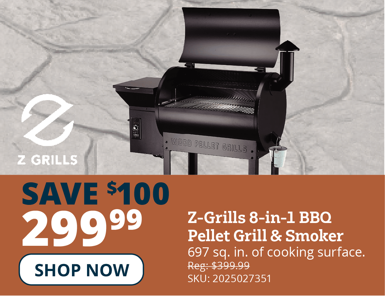 Z Grills 8-in-1 BBQ Grill & Smoker