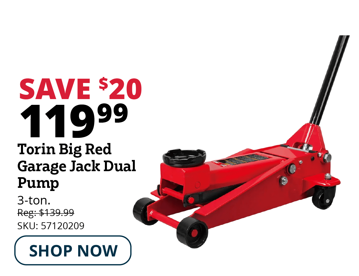 Torin Jack Dual Pump