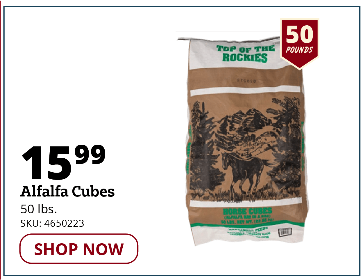 Alfalfa Cubes