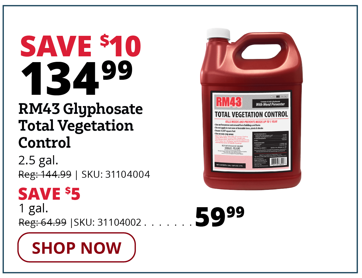 RM43 Glyphosate