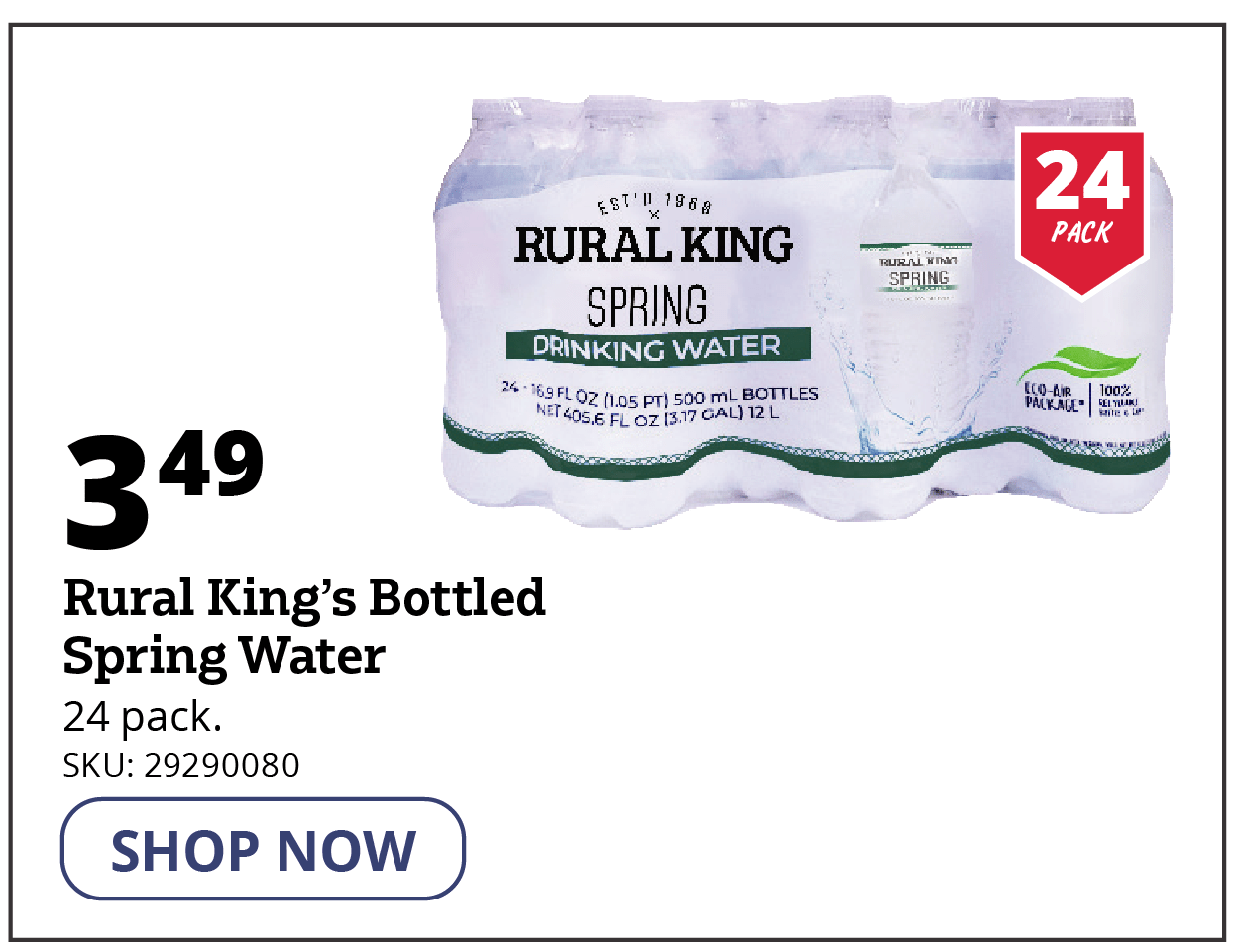 rk bottled spring water