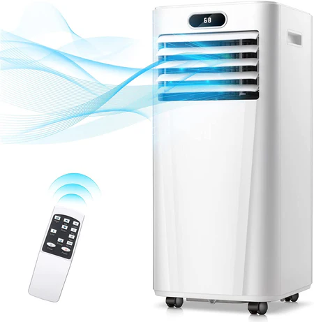 R.W.FLAME Portable Air Conditioner with Fan Cooling &amp; Dehumidifier 61℉-90℉ Cools up to 160-200Sq.Ft.white