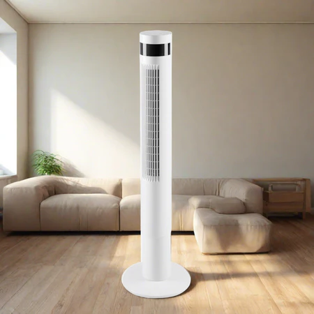 R.W.FLAME 43” Tower Fan with Oscillation,3 Powerful Wind Modes, Up to 12 H Timer