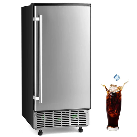 R.W.FLAME Commercial Ice Maker, Free Standing and Built In Ice Maker