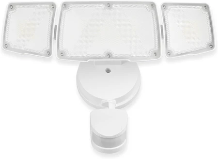R.W.FLAME LED Flood Motion Sensor Outdoor Lights, 50W, 5500LM, 5000K, Wet Location Waterproof, 4 Lighting Modes, 4 Durations, 3 Detection Distances - White