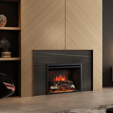 R.W.FLAME 36/39" Freestanding & Recessed Electric Fireplace Insert, 750W-1500W