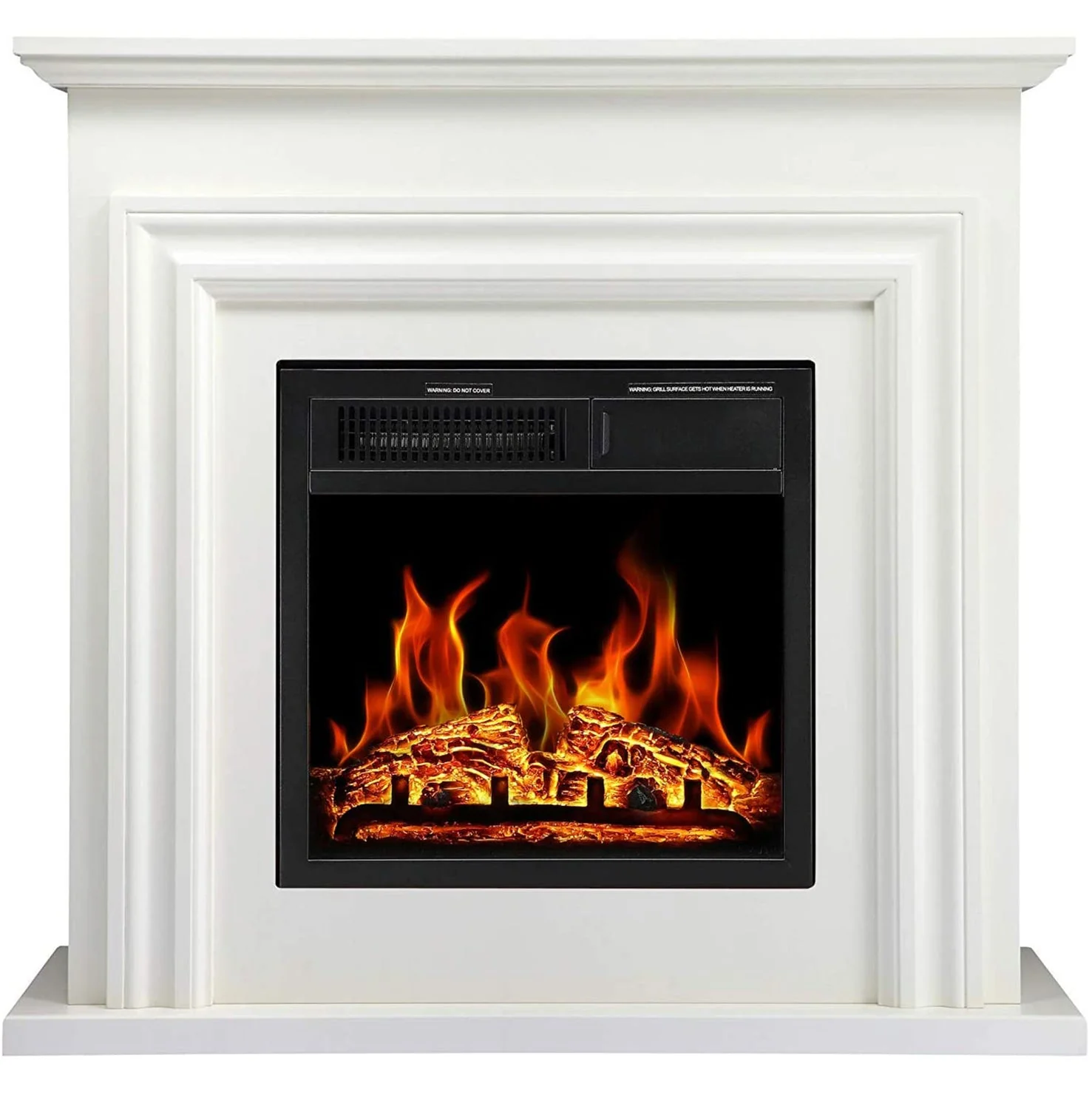 R.W.FLAME 36'' Electric Fireplace with Mantel Package,750 - 1500W R.W.FLAME