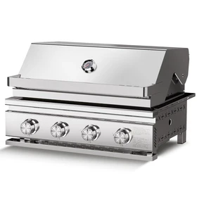 28 Inch Built-In 4-Burner Propane Gas Grill 32000 BTU ALL-Thickened 304 Stainless Steel