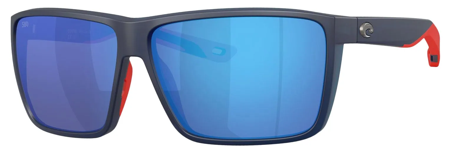 Image of Costa Rincon II Sunglasses (Copy) - Translucent 250th Blue with Blue Mirror Lens, Lightwave Glass, Polarized