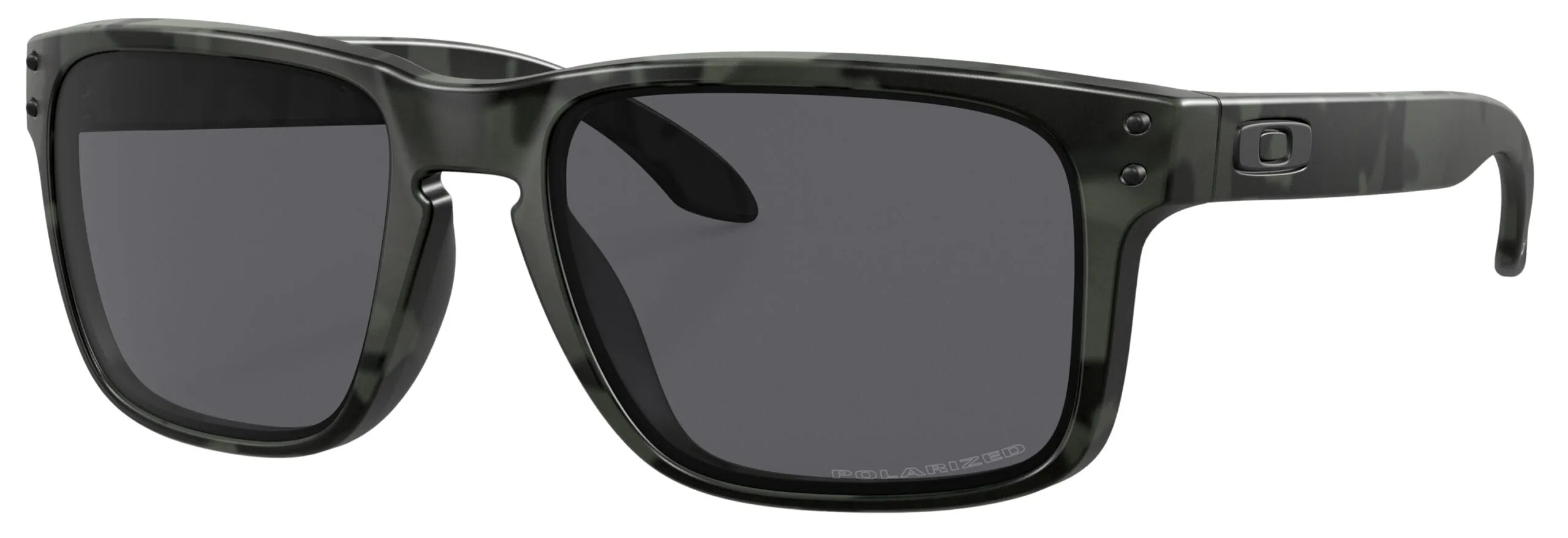 Image of Oakley Standard Issue Holbrook Sunglasses - Multicam Black Frame with Gray Polarized Lens