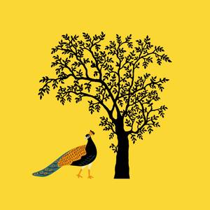 Peacock Under A Tree (Series) - Limited Edition of 7